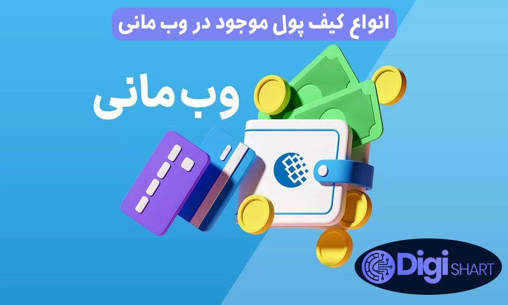 انواع کیف پول موجود در وب مانی