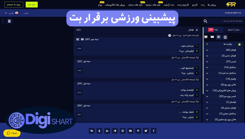 پیشبینی ورزشی برقرار بت