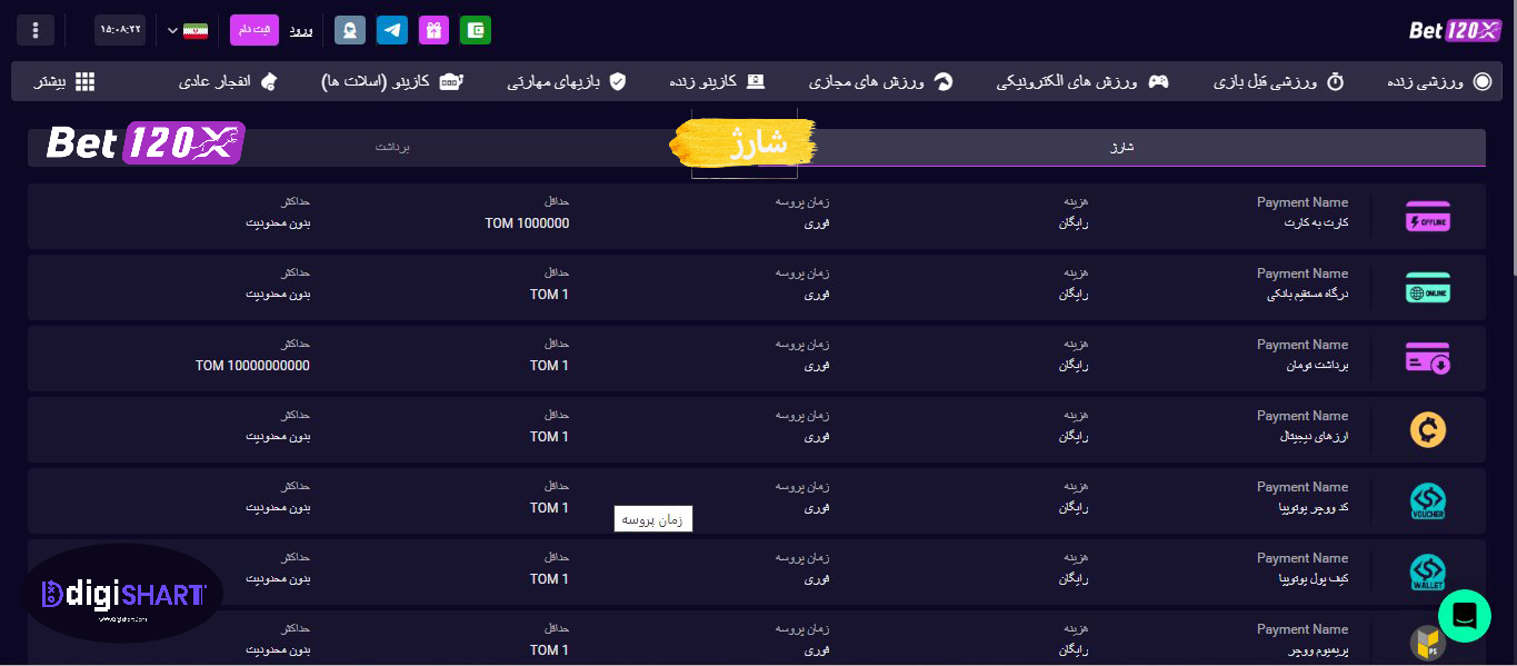راهنمای استفاده از اپلیکیشن بت 120 ایکس