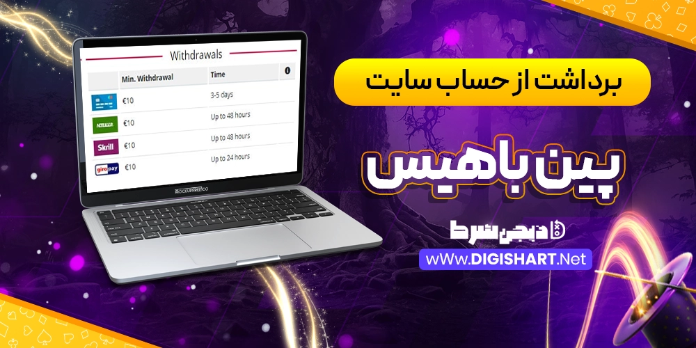 برداشت از حساب پین باهیس Pin Bahis