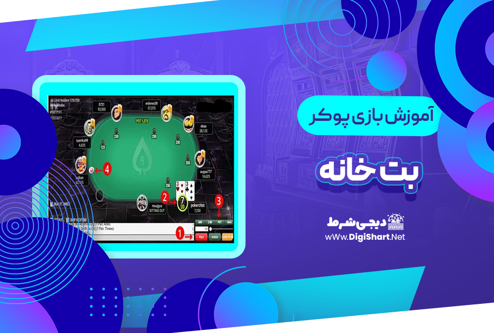 آموزش بازی پوکر آنلاین بت خانه