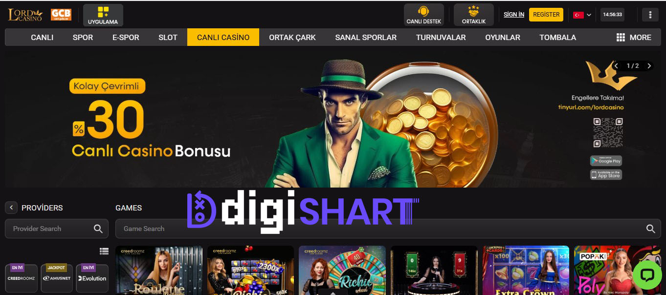 راهنمای استفاده از اپلیکیشن لرد کازینو LordCasino