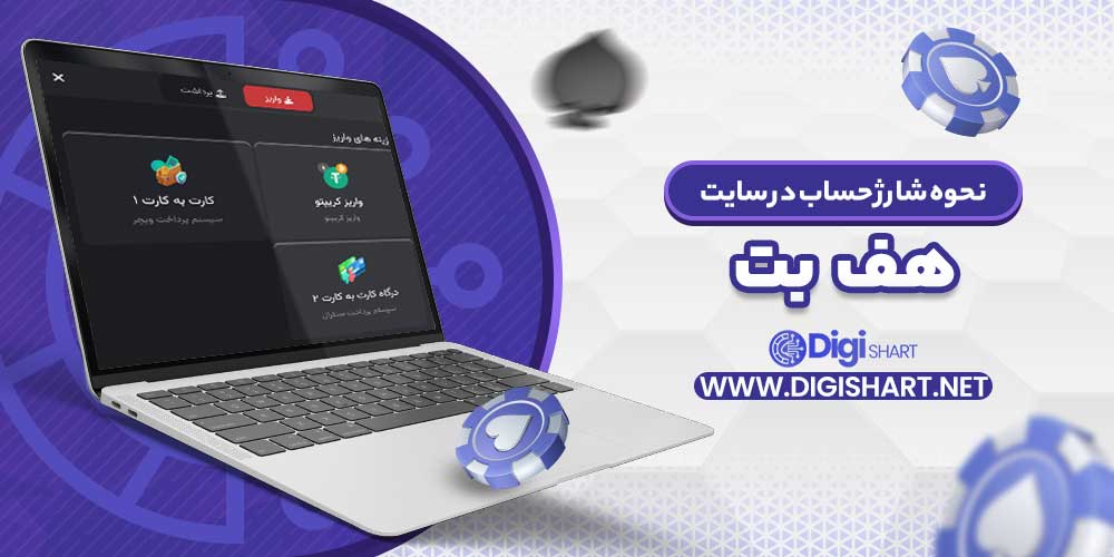 نحوه شارژ حساب در سایت هف بت