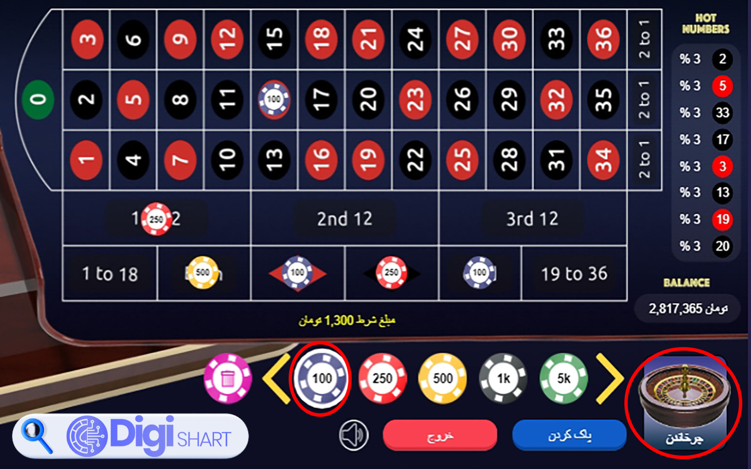 آموزش بازی رولت در جت بت JetBet